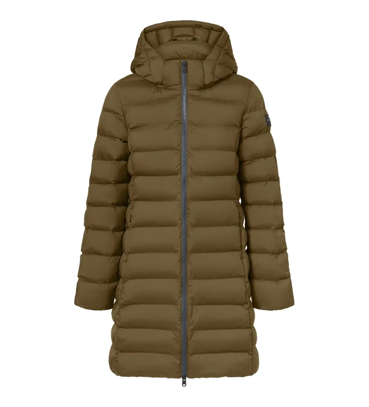 ECOALF para mujer. MCWGAJKCRONU0987W25-288 Abrigo Cronulla marrón (L), Casual, Poliéster Reciclado, Sostenible