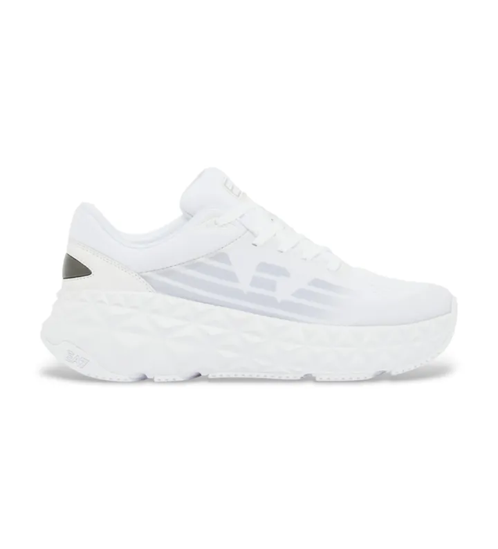 EA7 unisex. X8X239_XK432 Zapatillas Kobra blanco (40 2/3), Plano, 1 a 3cm, Cordones, Casual, Deportivo, Multideporte
