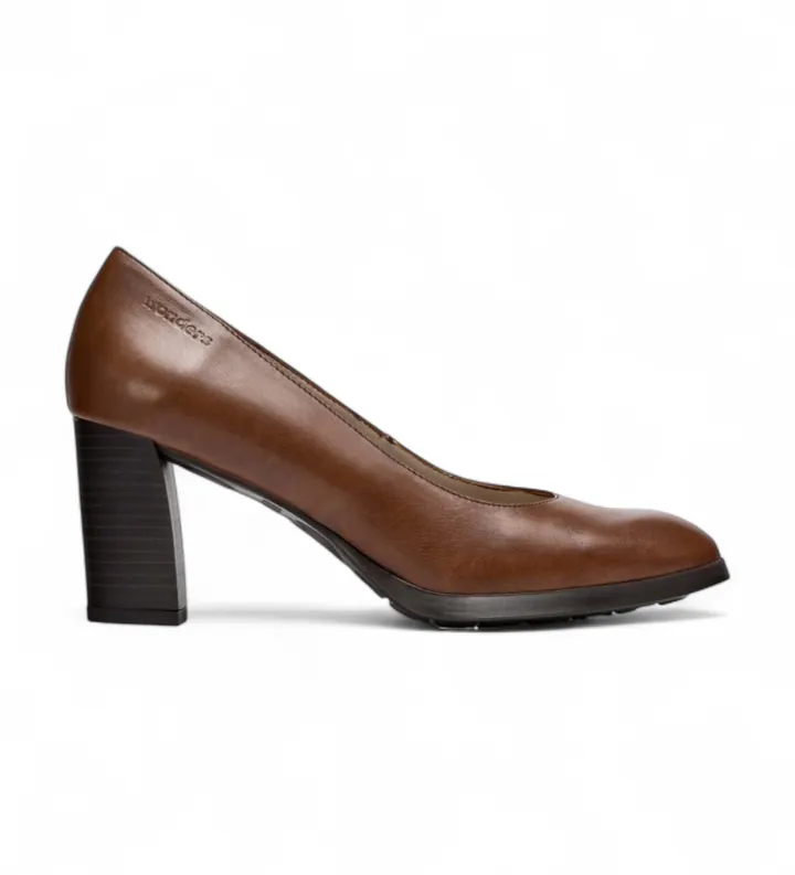 Wonders para mujer. L-1101_2525_2725 Zapatos de Piel Vflex 01 marrón (37), 5 a 8cm, Ninguno, Casual, Clásico