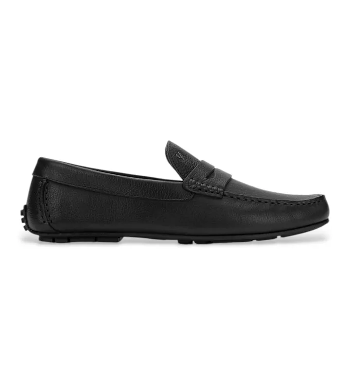 Martinelli para hombre. 1411-2496DY Mocasines de Piel Pacific negro (39), Plano, Ninguno, Casual, Clásico