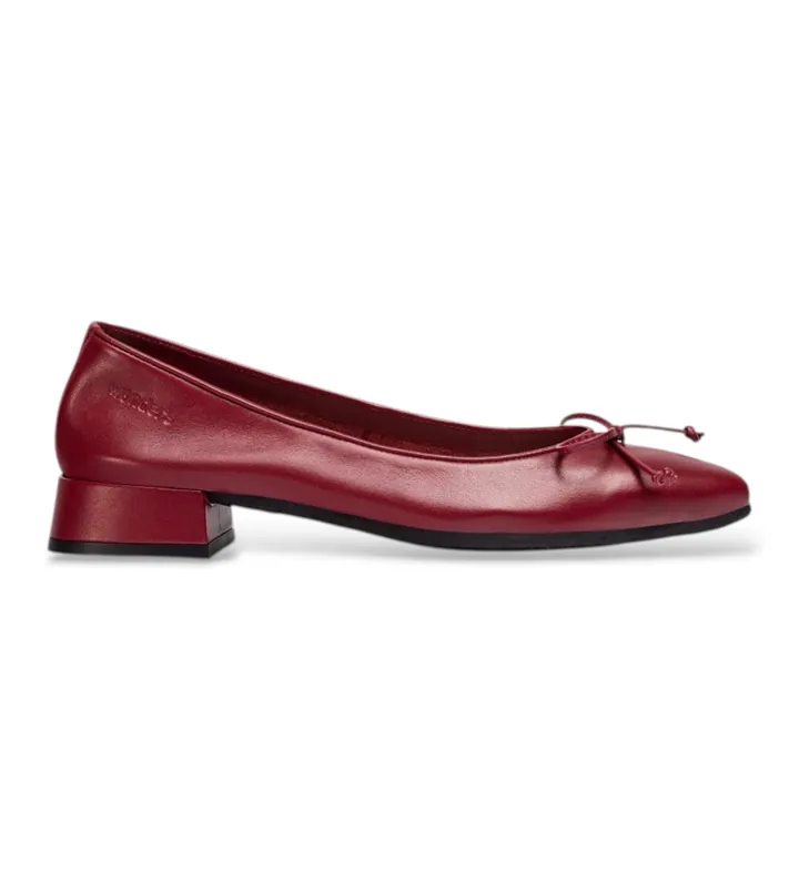 Wonders para mujer. B-9701_4387_7842 Bailarinas de Piel Evow 01 Rojo (36), 1 a 3cm, Ninguno, Casual