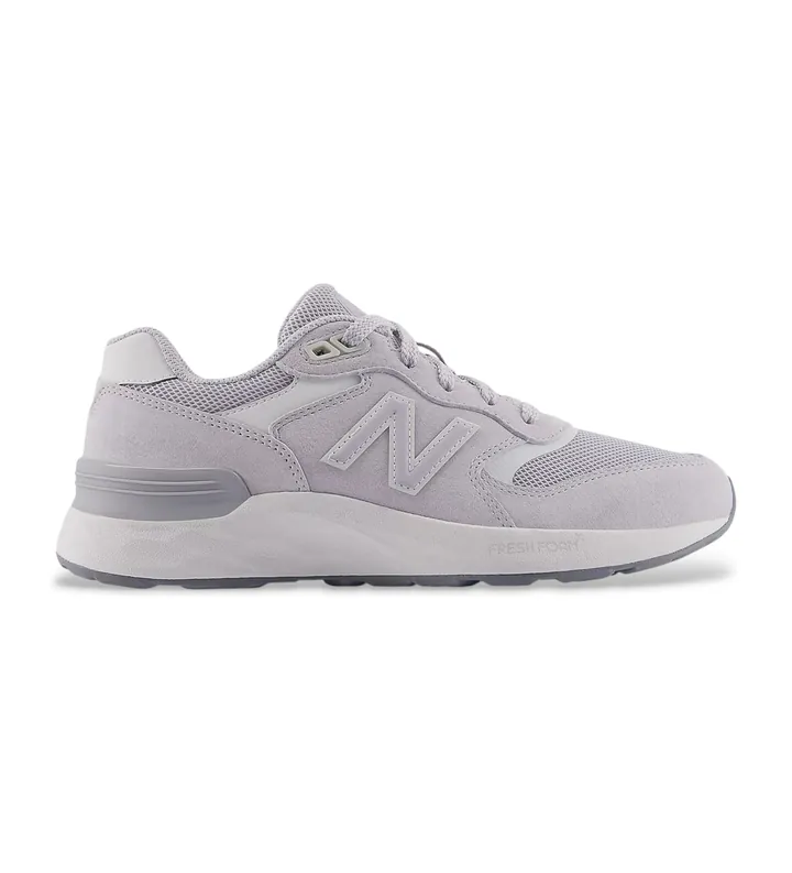 New Balance para mujer. WW880V7 Zapatillas de Piel Fresh Foam Walking 880 v7 gris (39 D), Plano, Cordones, Casual, Deportivo, Outdoor, Multi
