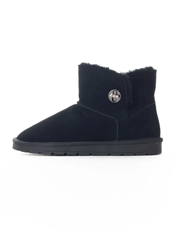 Gooce Botas de nieve 'Becci' negro / blanco