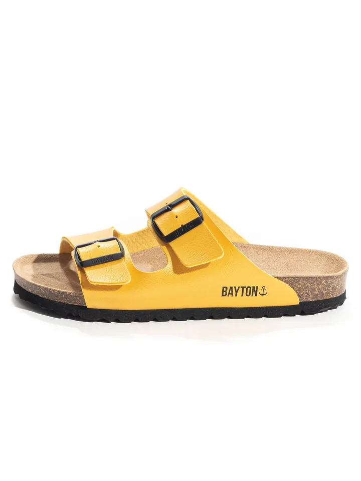 Bayton Zapatillas de casa 'Tracy' amarillo / negro