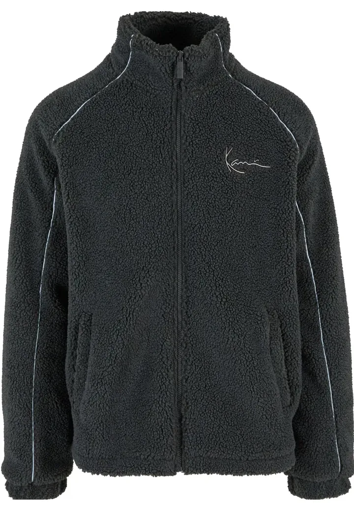 Karl Kani Chaqueta de entretiempo negro / blanco