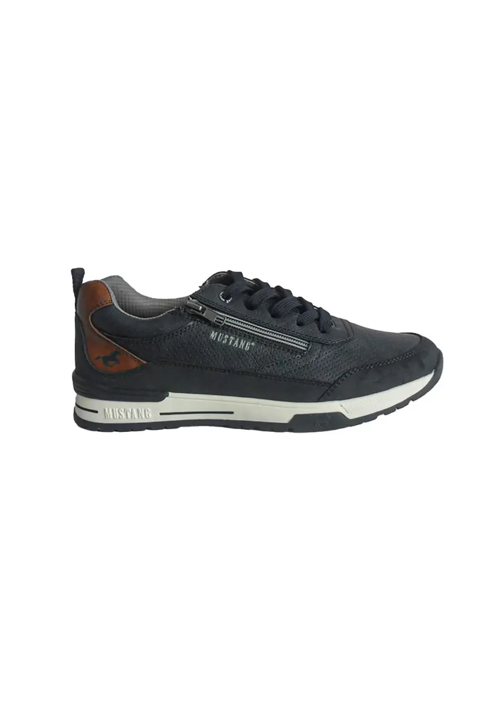 MUSTANG Zapatillas deportivas bajas marino / marrón