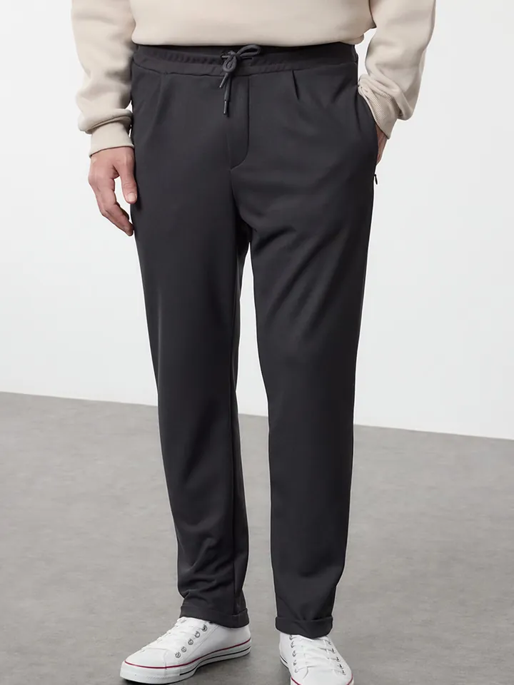 Trendyol Pantalón chino antracita