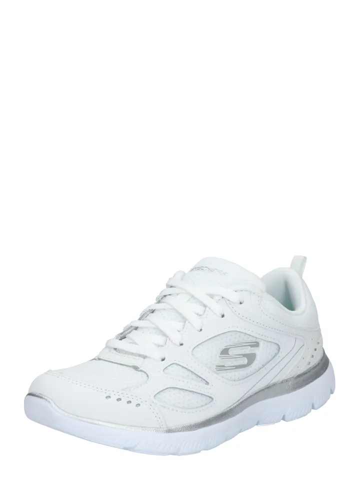 SKECHERS Zapatillas deportivas bajas 'SUMMITS - SUITED' gris plateado / blanco