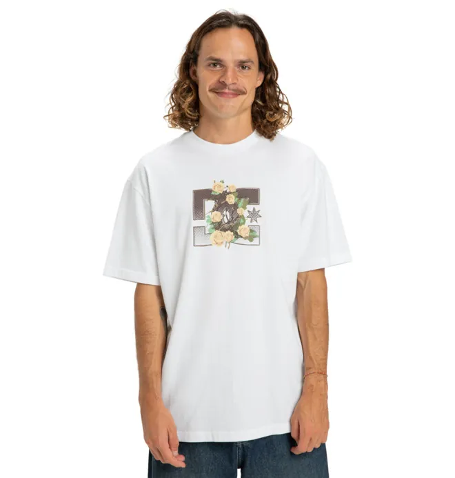 Rose And Thorn Star - Camiseta de manga corta Blanco hombre