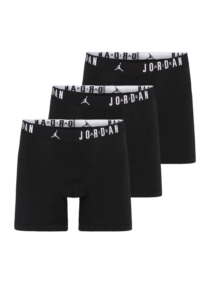 Jordan Calzoncillo boxer 'FLIGHT' gris / negro / blanco