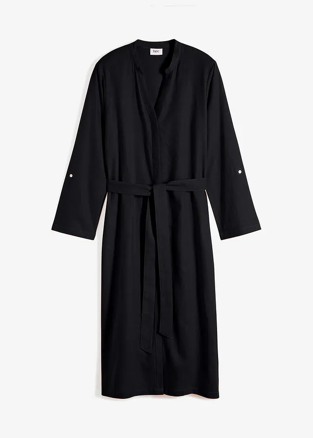 Vestido de mezcla de lino y viscosa con bolsillos
