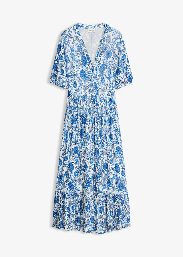 Vestido de punto de suave mezcla de viscosa
