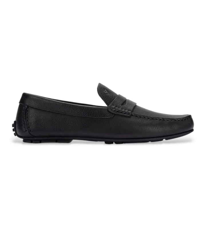 Martinelli para hombre. 1411-2496DY Mocasines de Piel Pacific marino (40), Plano, Ninguno, Casual, Clásico