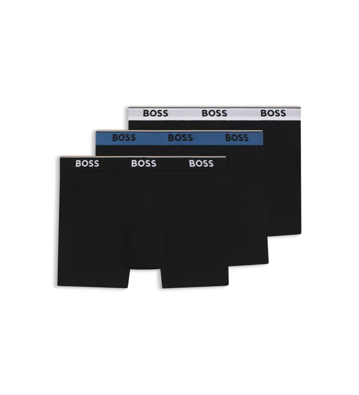 BOSS para hombre. 50554694 Set 3 Bóxers Confort negro (M), Homewear, Algodón