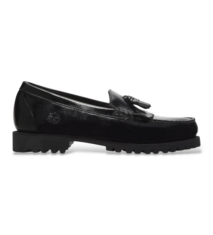 Timberland para hombre. TB0A2MSCW021 Mocasines de piel Authentic negro (36.5 W), Plano, Ninguno, Casual, Clásico