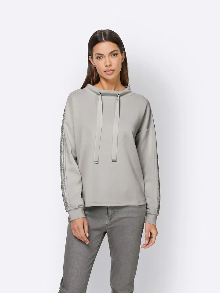 heine Sudadera  gris / plata