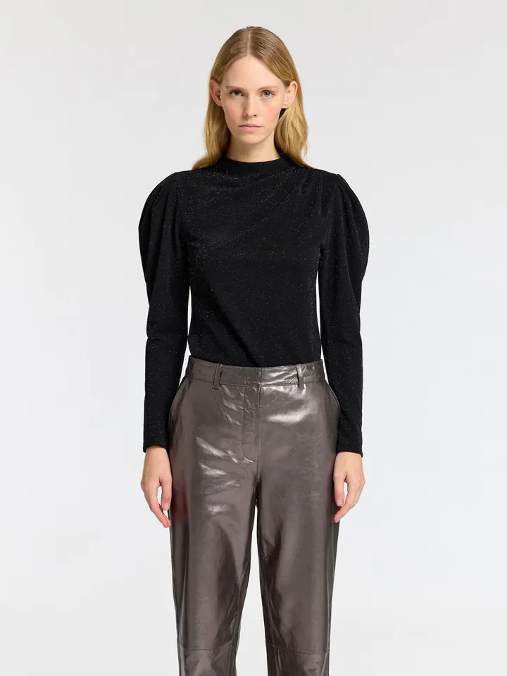 SELECTED Camiseta negro