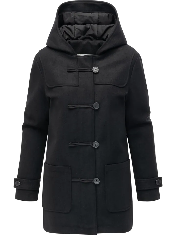 Ragwear Abrigo de invierno 'Duffina Youmodo' negro
