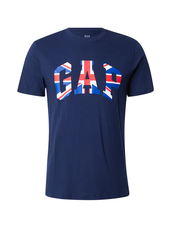 GAP Camiseta azul / navy / rojo / blanco