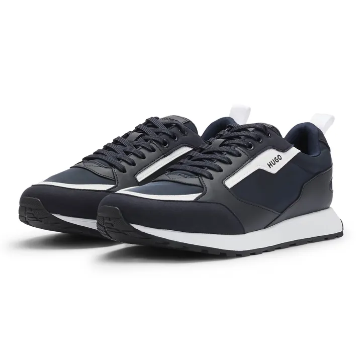 HUGO Zapatillas deportivas bajas 'Icelin' azul oscuro / blanco