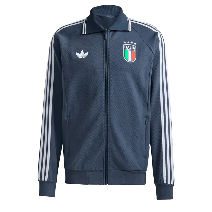 ADIDAS PERFORMANCE Chaqueta de chándal 'Italy Away Anthem'  azul oscuro / verde / rojo / blanco