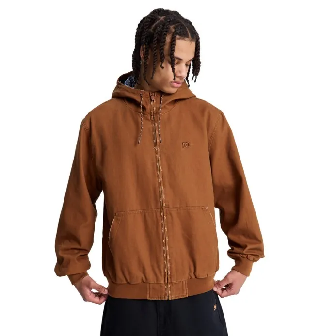 Garage - Chaqueta de lona Marrón Hombre