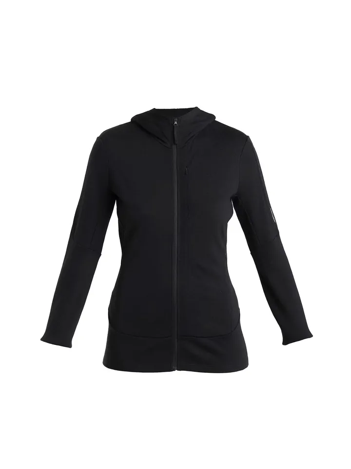 ICEBREAKER Sudadera con cremallera deportiva 'Quantum IV' negro