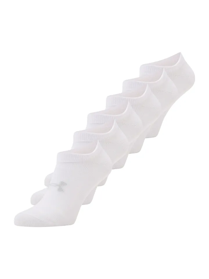 UNDER ARMOUR Calcetines deportivos 'Essential'  gris claro / blanco