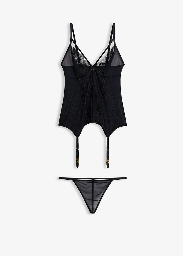 Liguero + tanga (conjunto de 2 piezas)