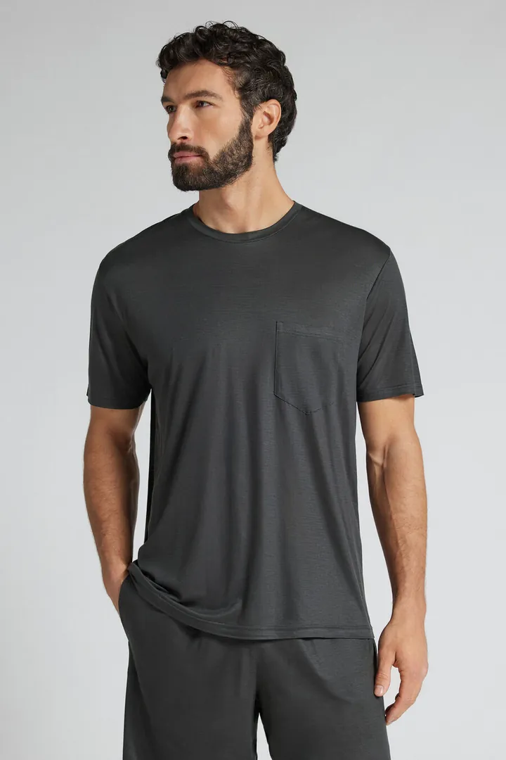 Intimissimi Camiseta Premium Soft Technology Hombre Azul Tamaño L