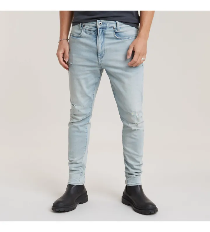 G-Star para hombre. D05385-D634-G315 Jeans D-Staq 3D Slim azul (40/34), Casual, Algodón, Sostenible