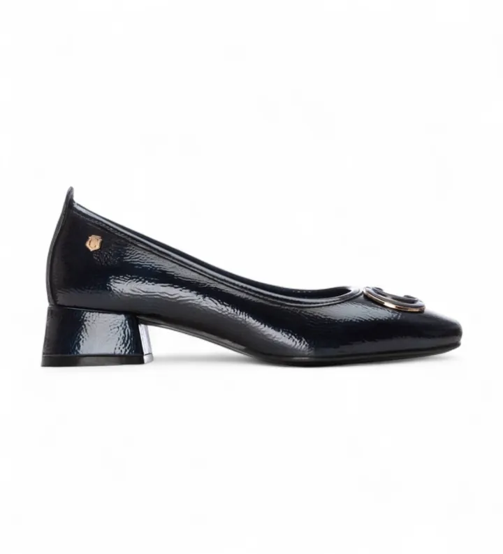Carmela para mujer. 16254001-NAVY Zapatos 162540 marino (37), 3 a 5cm, Ninguno, Casual, Charol