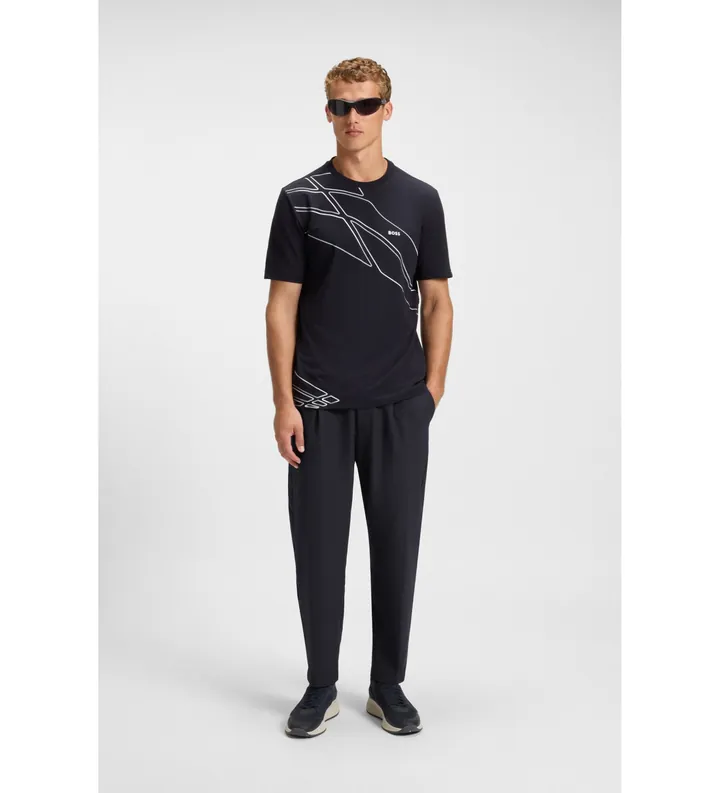 BOSS para hombre. 50539085 Pantalón Convert marino (44), Azul, Casual, Sintético