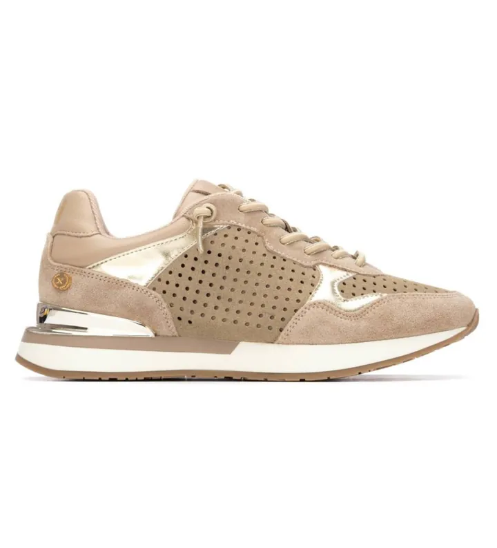 Xti para mujer. 14519801-TAUPE Zapatillas 145198 marrón (35), Plano, Cordones, Casual