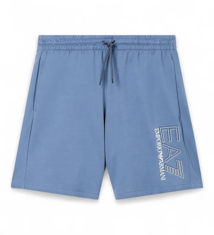 EA7 para hombre. 7M001315_AF13512 Shorts Visibility M azul (3XL), Casual, Deportivo, Algodón, Sportswear, Multideporte