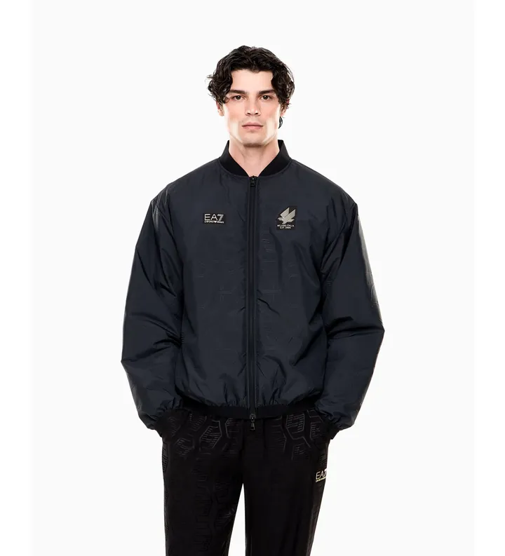 EA7 para hombre. 7M001786_AF22301 Chaqueta Sociedad M Negro (3XL), Casual, Poliéster