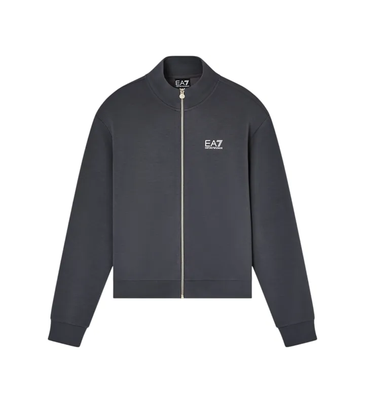 EA7 para mujer. 7W001487_AF24375 Sudadera Logo gris (3XL), Casual, Deportivo, Poliéster