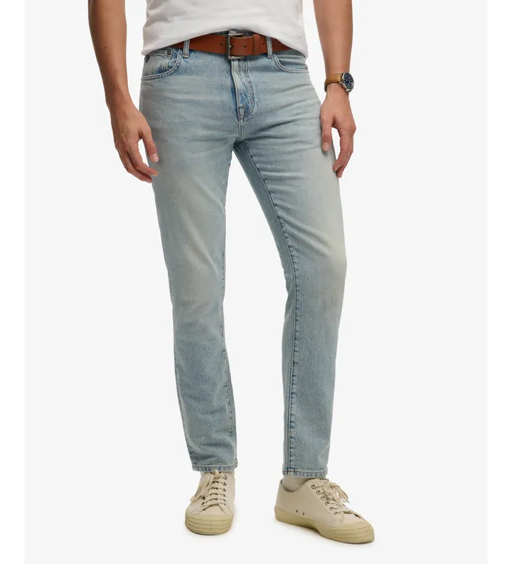 Superdry para hombre. M7010888A Jeans Vintage Slim azul (28/32), Casual, Algodón, Denim