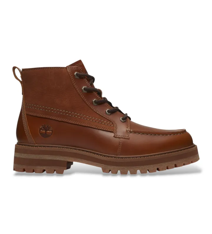 Timberland para hombre. TB0A2MUQEM41 Botines de piel Britton Drive marrón (40), 3 a 5cm, Cordones, Casual