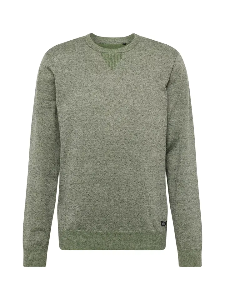 BLEND Jersey 'Bruton' verde / negro