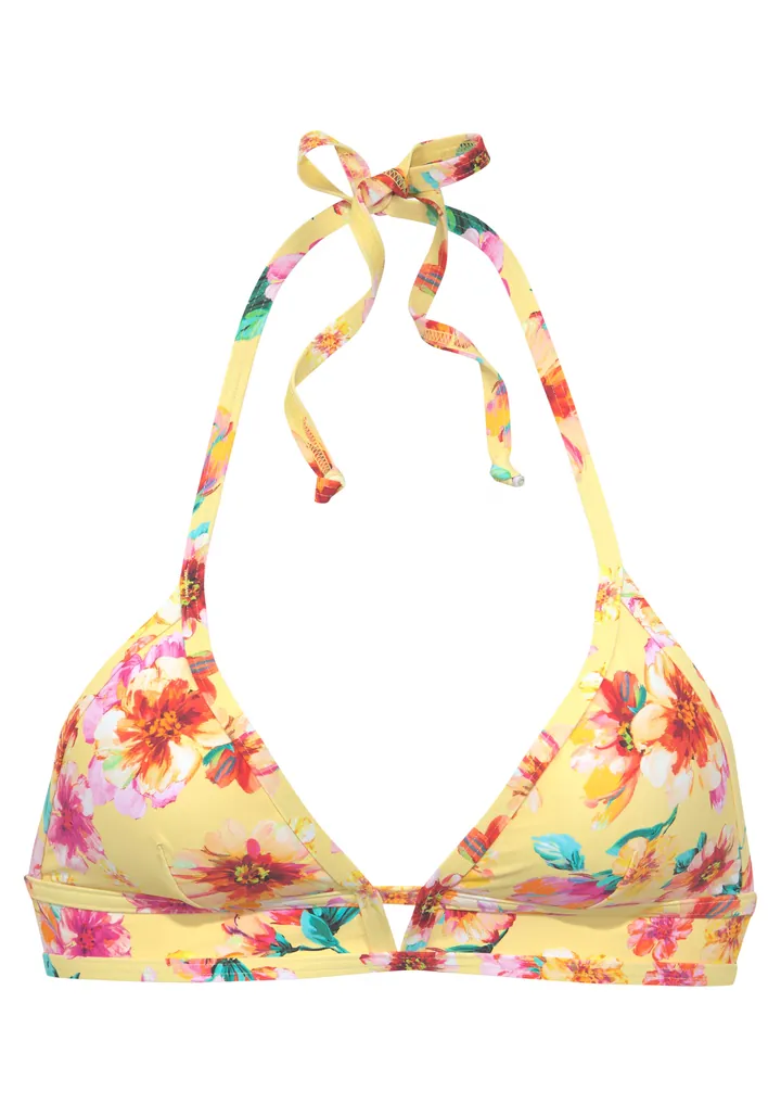 SUNSEEKER Top de bikini amarillo