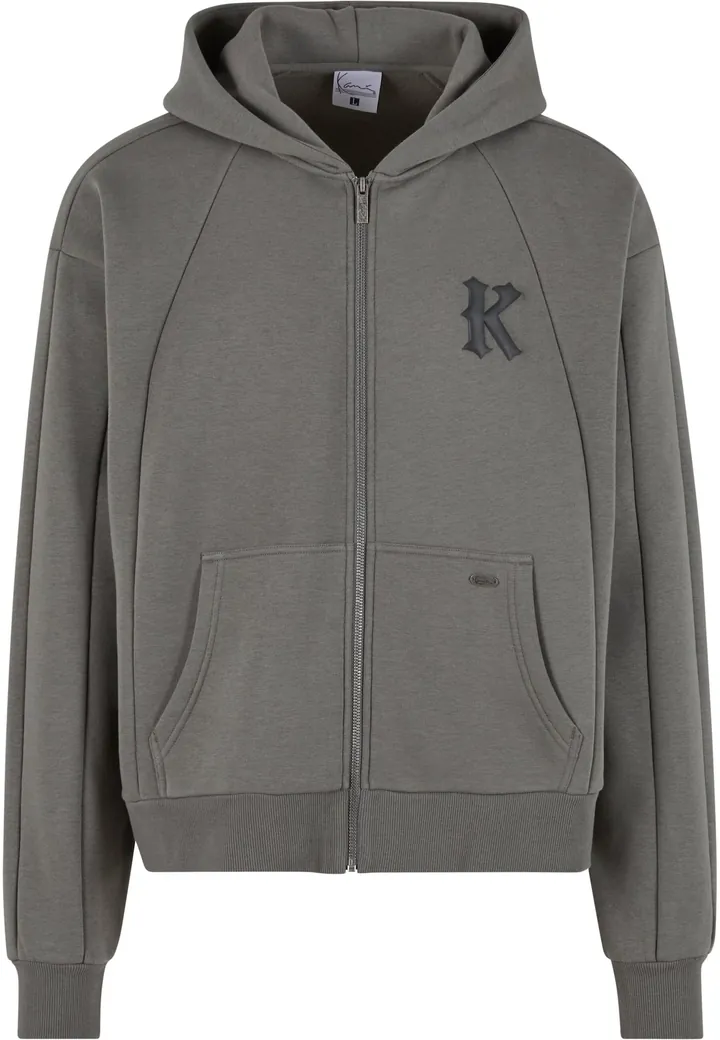 Karl Kani Sudadera con cremallera  antracita / gris oscuro