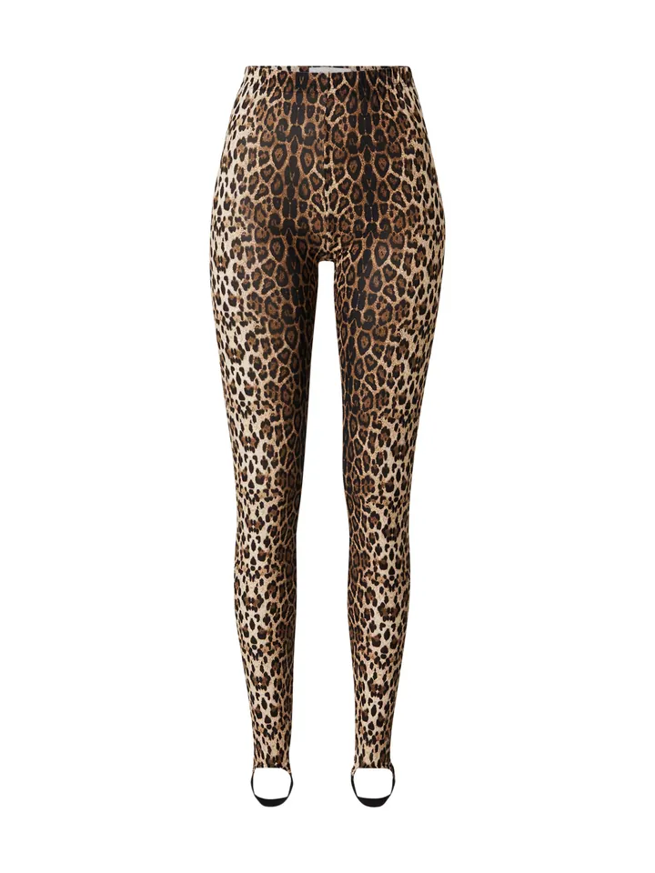 Lollys Laundry Leggings 'Dolly'  beige claro / caramelo / negro