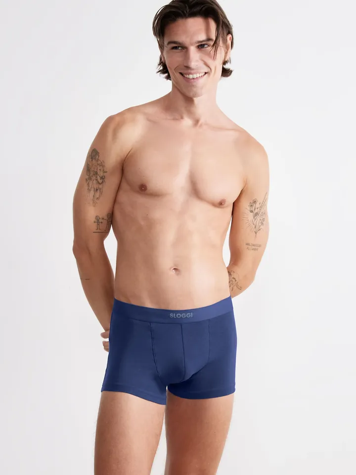 SLOGGI Calzoncillo boxer azul cobalto