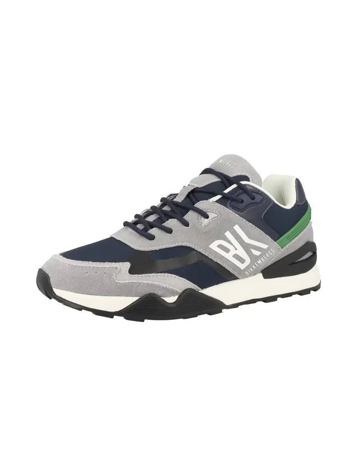 BIKKEMBERGS Zapatillas deportivas bajas 'Retro'  azul oscuro / gris