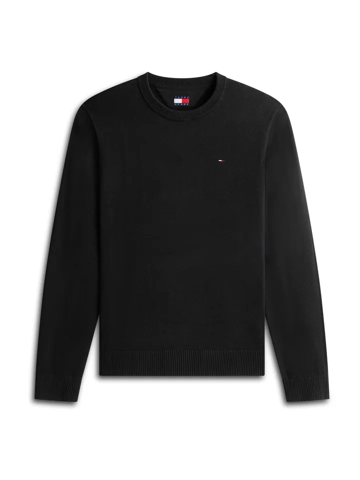 Tommy Jeans Jersey 'Tommy Flag Slim'  negro