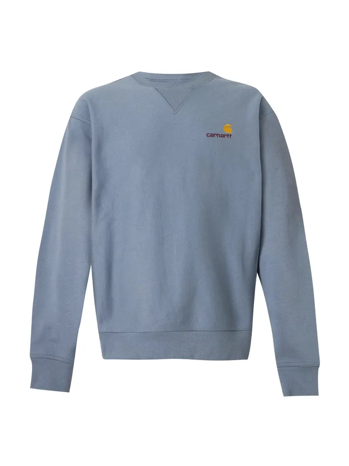 Carhartt WIP Sudadera 'American Script' azul paloma