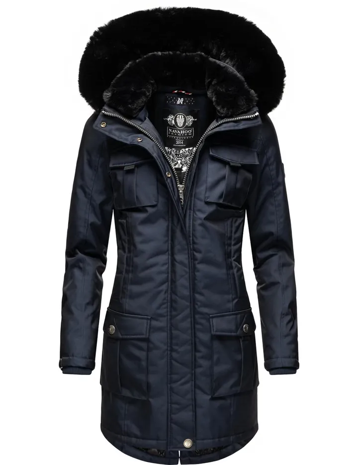 NAVAHOO Chaqueta funcional 'Tiniis'  azul oscuro