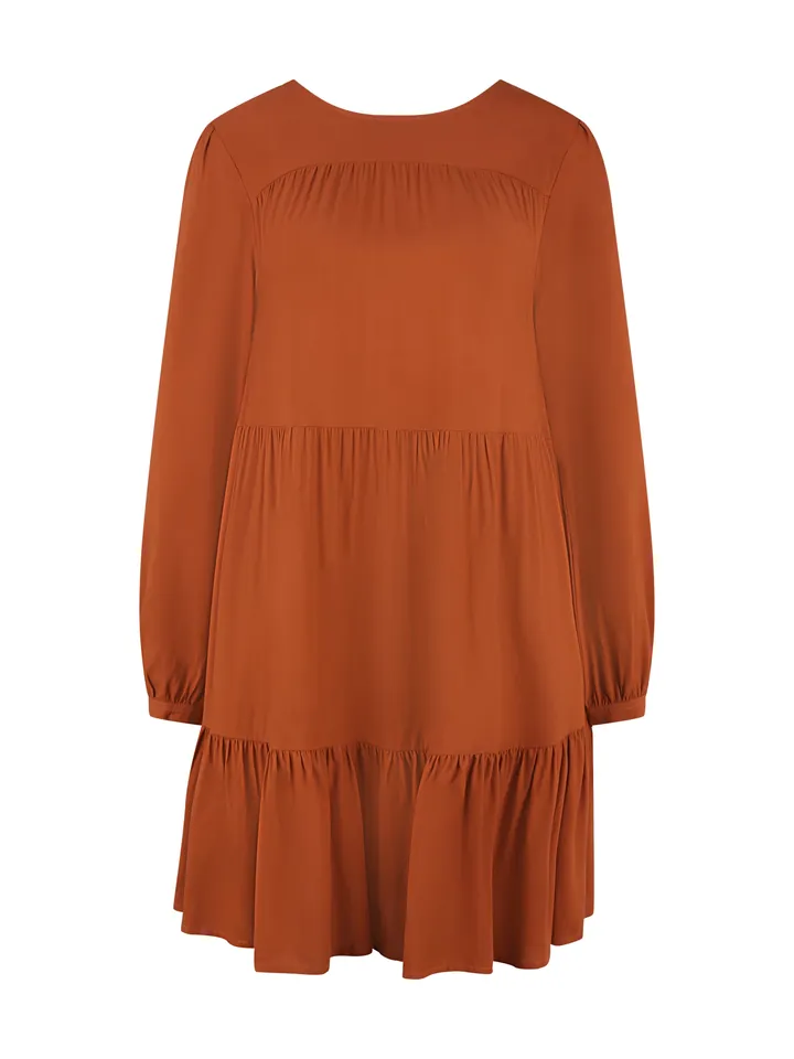 LASCANA Vestido  marrón rojizo