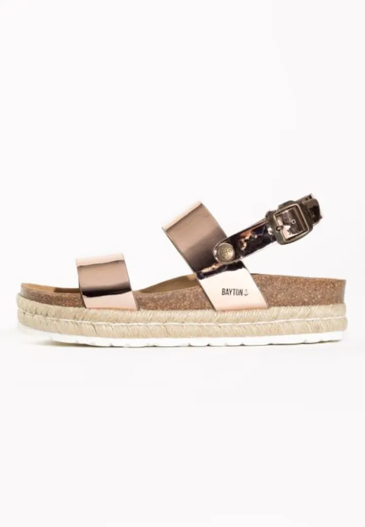 Bayton Sandalias 'Gaceo' oro rosa